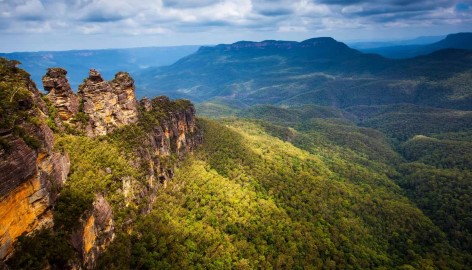 Die Drei Geschwister in den Blue Mountains - Ein umwerfender Ausblick vom Echo Point!