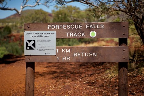 Fortescue Falls - Karijini National Park in Australien