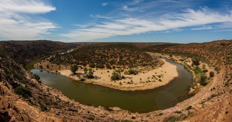 Kalbarri National Park in Australien - Murchison River