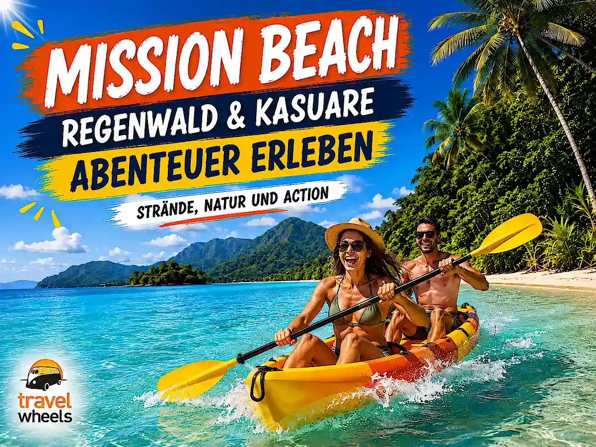 Cairns nach Sydney Roadtrip – Kajakfahren am Mission Beach