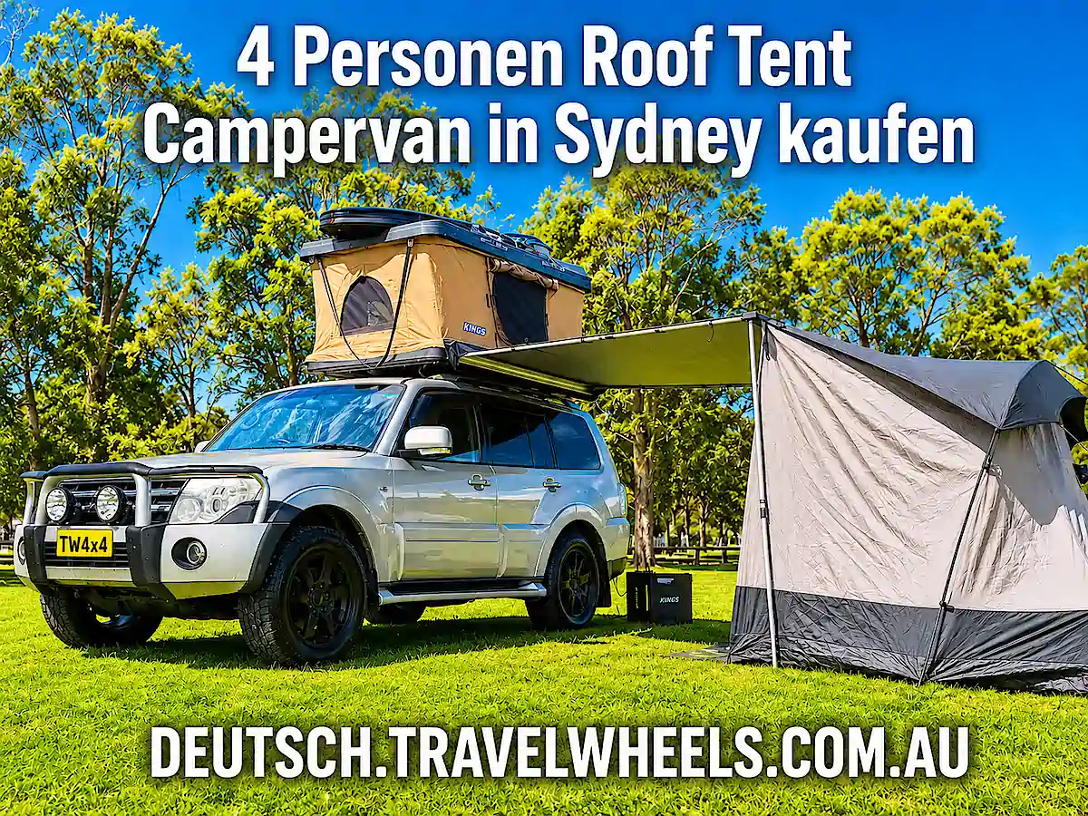4x4 Roof Top Tent Camper für 4 Personen mit zusätzlichem Seitenzelt - Beratung auf Deutsch