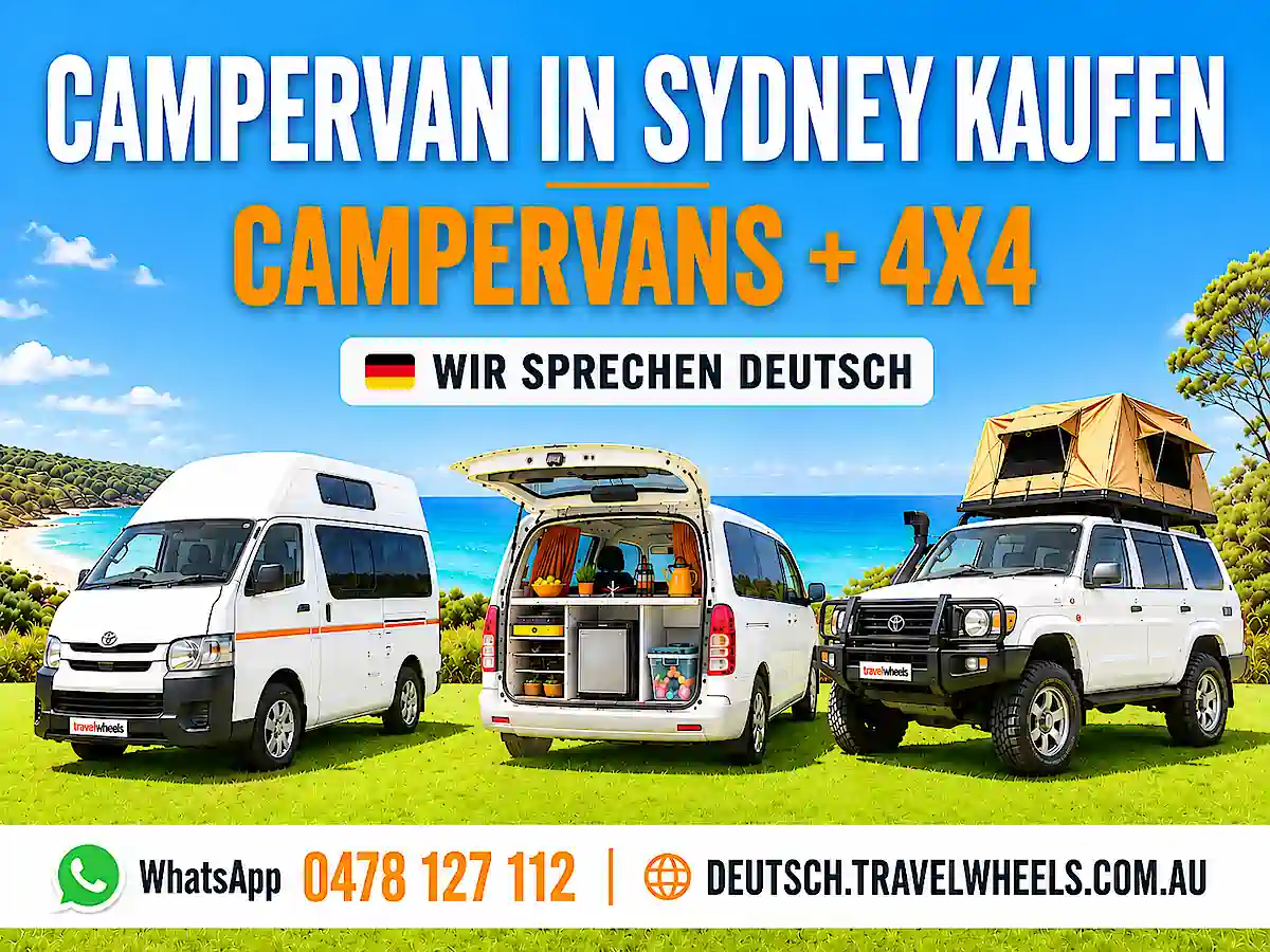 Campervan in Sydney kaufen bei Travelwheels – Campervans und 4x4 mit deutschsprachiger Beratung