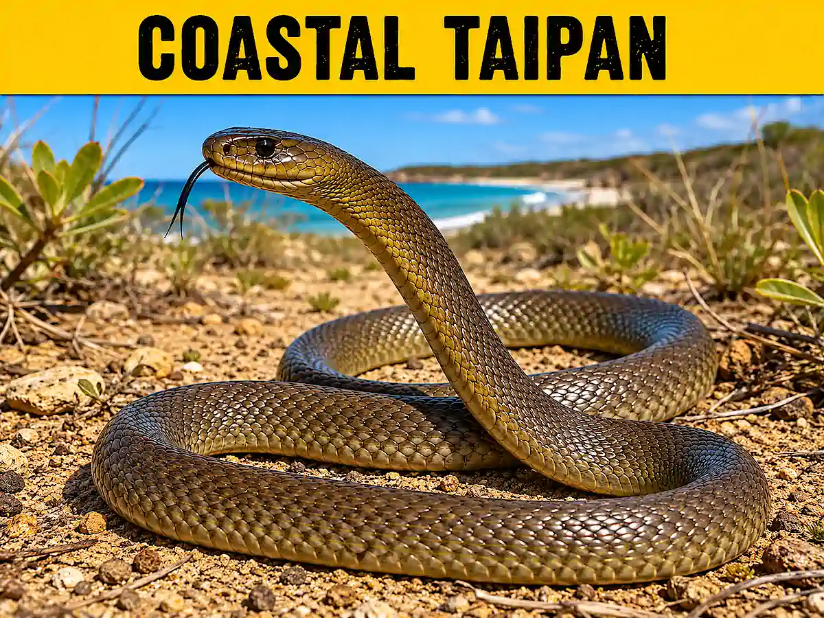 Giftige Tiere in Australien – Coastal Taipan an der australischen Küste