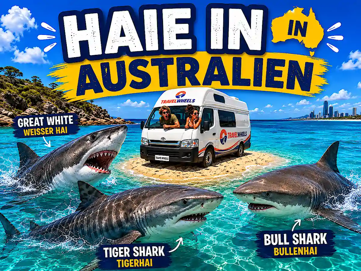 Giftige Tiere in Australien – Weißer Hai, Tigerhai und Bullenhai