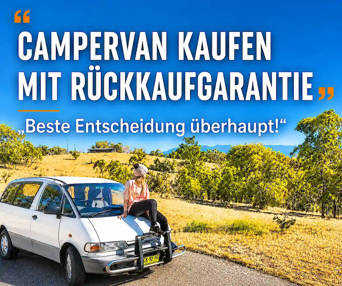 Rückkaufgarantie beim Campervan-Kauf bei Travelwheels Sydney – wir sprechen Deutsch