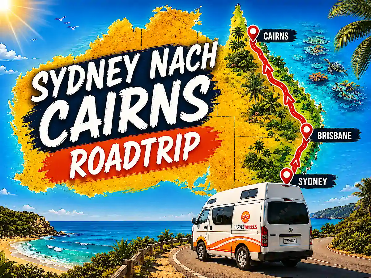 Sydney nach Cairns Roadtrip entlang der australischen Ostküste - Tipps von Travelwheels Campervans
