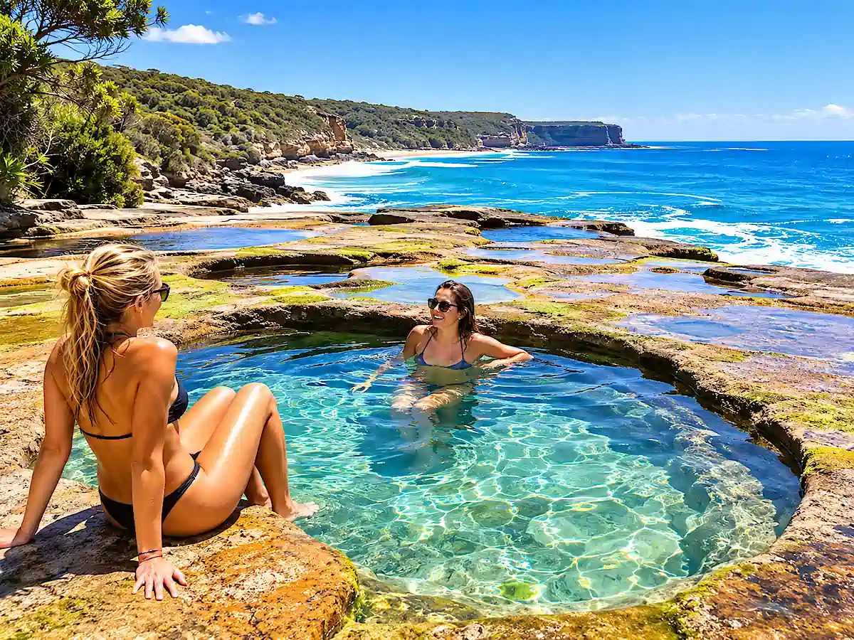 Sydney nach Jervis Bay – Baden in den Rock Pools im Royal National Park