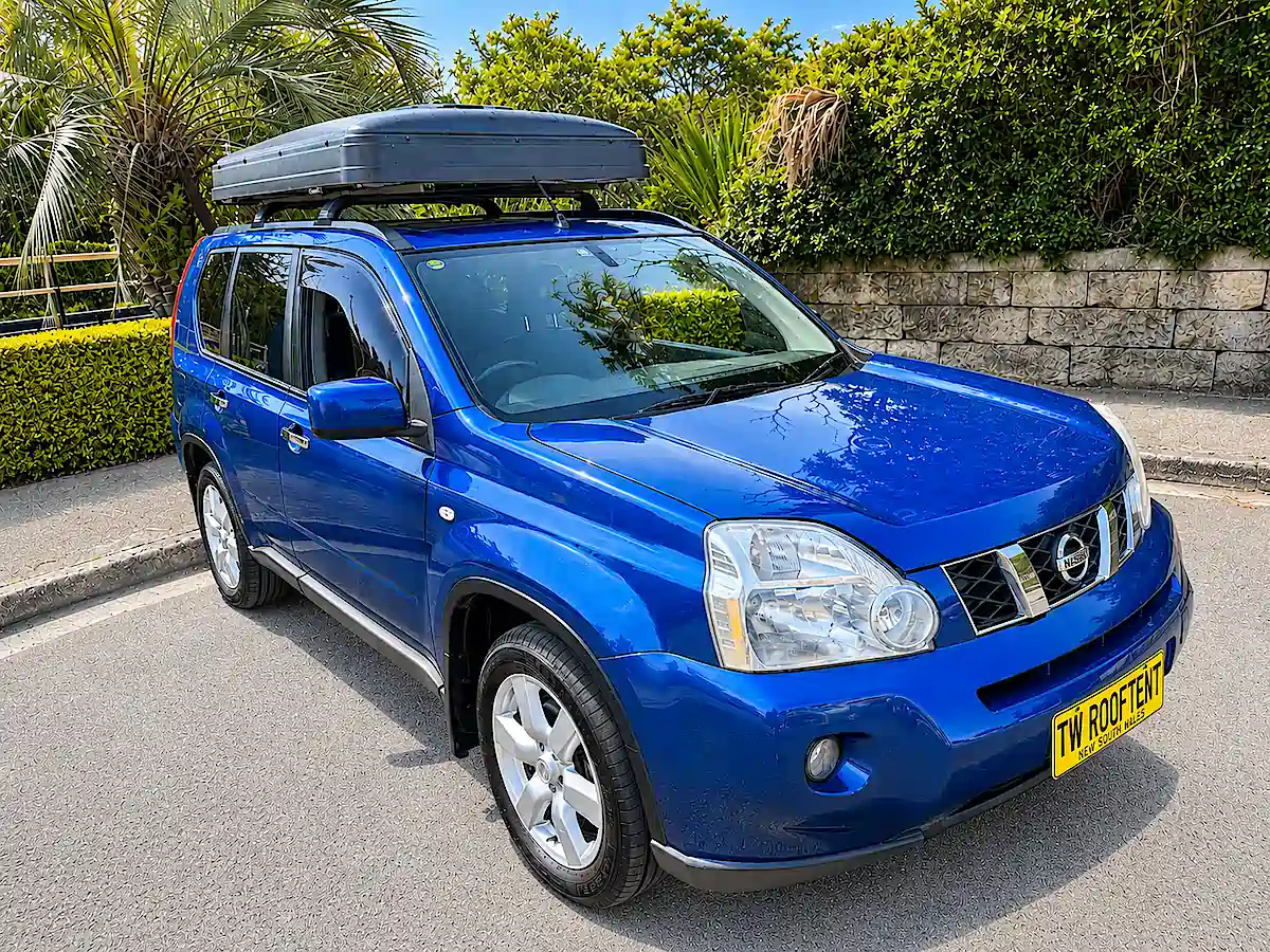 Allrad Camper kaufen in Sydney – Nissan X-Trail mit geschlossenem Dachzelt