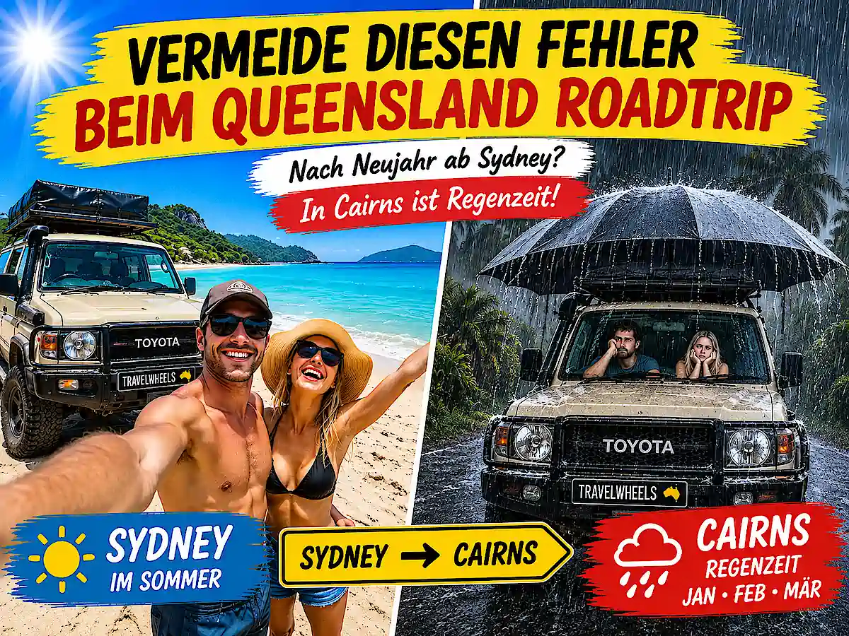 Cairns Regenzeit – Queensland Roadtrip von Sydney nach Cairns mit Travelwheels 4x4