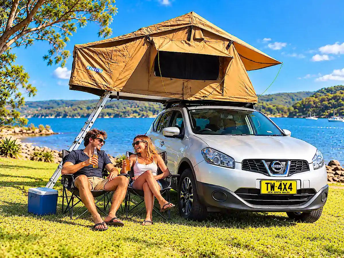 SUV Camper kaufen bei Travelwheels Sydney – Nissan mit Dachzelt für Australien, wir sprechen Deutsch